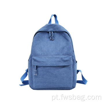 Lazer Ativo Travel Viagem Vintage Casual Denim Mackpack